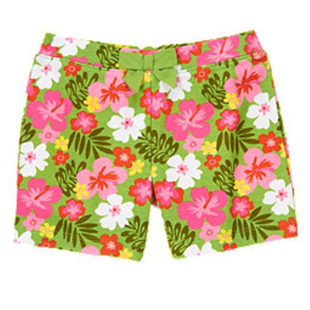 NWT 2 Pc. "Wild For Zebra" Gem Flower Tank & Tropical Floral Shorts - Picture 3 of 3